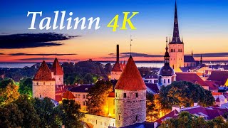 Beauty of Tallinn Estonia  World in 4K [upl. by Sagerman]