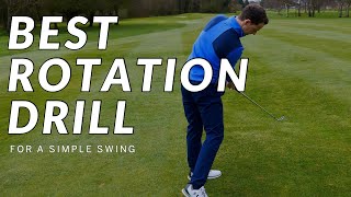 Best ROTATION DRILL for your Backswing and Downswing  Its super SIMPLE [upl. by Aicats39]