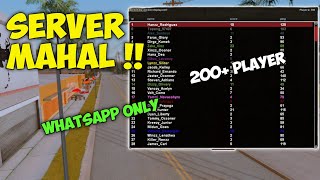 SERVER WHATSAPP ONLY PLAYER TERBANYAK  APA RAHASIANYA REVIEW SERVER GTA SAMP STRITE CITY ROLEPLAY [upl. by Ahseetal]