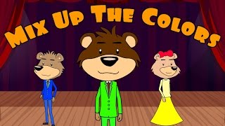 Songs For Kids quotMix Up The Colorsquot  Color Song After School Cubs [upl. by Eiresed]