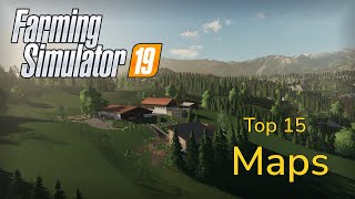 The Top 5 BEST Maps In Farming Simulator 19 [upl. by Martynne778]