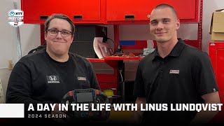 A day in the life with INDYCAR driver Linus Lundqvist [upl. by Anaihr593]