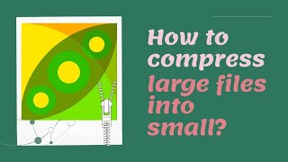 How to compress large files into small  Peazip [upl. by Dnaltiak]