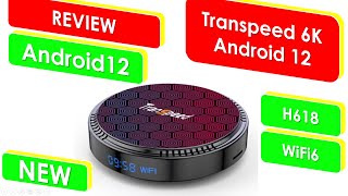 TRANSPEED 6K Android 12 TV BOX Review TEST [upl. by Lorie]