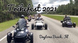 Daytona Trikefest 2021 CanAm Ryker amp Spyder Takeover [upl. by Sirahs657]