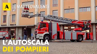 I segreti dellAUTOSCALA dei POMPIERI  Come funziona la più avanzata e alta dItalia [upl. by Llehsad]