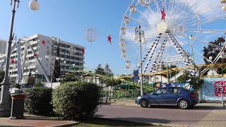 Larnaca beach side Cyprus December 16 2023 [upl. by Amilas]