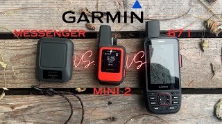 Inreach Mini 2 Vs Messenger Vs GPSMAP 67i  Best Satellite Communication Device from Garmin [upl. by Sirad]