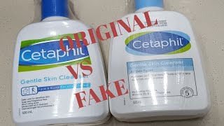 Cetaphil Cleanser original vs Fake [upl. by Eldreeda]