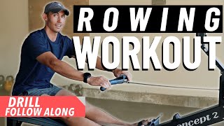 LEARN to ROW A 10 Minute Technique Warmup on the Rowing Machine [upl. by Suanne]