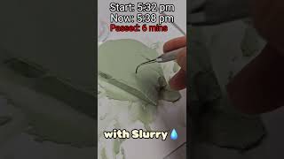 Slurry water Set stone FASTER drsung dentaltips dentaltechnique dentalmaterials [upl. by Meuse]