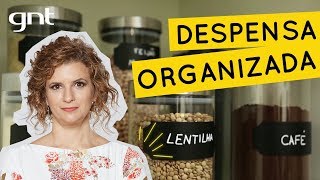 Como organizar a despensa da cozinha  Dica de Organização  Micaela Góes [upl. by Ysied363]