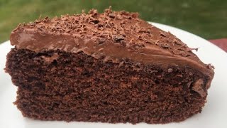 Soft and Fluffy Chocolate Brownie Cake Recipe [upl. by Lipinski934]