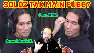 JAWAPAN SOLOZ SEBAB TAK MAIN PUBG BERSAMA DADDYHOOD  PENJAHAT amp AUL [upl. by Eleets]