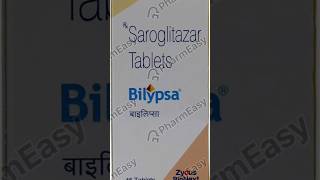 Bilypsa saroglitazar bpharmacy drugeducation doctor [upl. by Ugo]