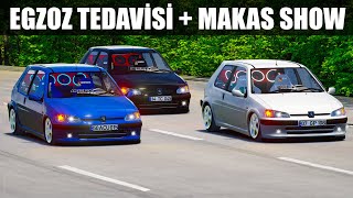 OTOBAN FARESİ İLE TRAFİKTE MAKAS  PEUGEOT 106 [upl. by Tteraj]