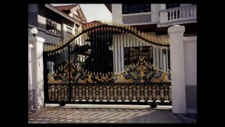 Iron Gates Ornamental Custom Design Artistic Estate Main [upl. by Nyliahs]