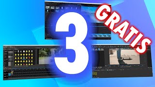 3 Potentes Editores de Videos GRATIS │Edita en 4K Como Todo un Profesional Para Windows Mac y Linux [upl. by Aropizt]