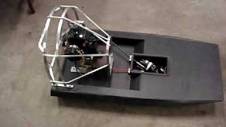 First run RC Airboat quotVelocityquot [upl. by Aldora]