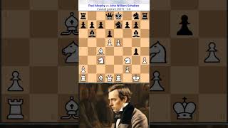 Paul Morphy vs John William Schulten 1857 [upl. by Jenelle949]