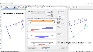 Pórtico con carga gravitacional en SAP 2000 obteniendo diagramas de momentos cortantes y axiales [upl. by Norab]