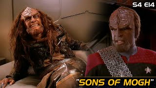 Star Trek Deep Space Nine S4E14 quotSons of Moghquot Review [upl. by Dukie]