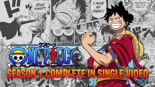 ONE PIECE Season 1 Complete  In Single Video  ONE PIECE  Telugu Anime Sannin [upl. by Riggins891]