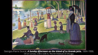 Art analysis of George Seurats La Grande Jatte [upl. by Atikihc]