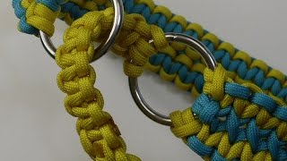 Zugstopp Halsband aus Paracord für Vierbeiner  Paracord Flechten Anleitung in Deutsch auch als Blog [upl. by Gardia]