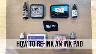 How to ReInk An Ink Pad [upl. by Azriel]