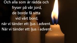 Vi tänder ett ljus i advent [upl. by Airotkciv117]