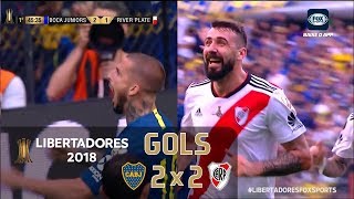 Boca Juniors 2 x 2 River Plate  Final Libertadores 2018  Fox Sports HD⁶⁰ [upl. by Backer]