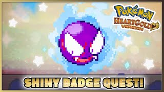 SHINY GASTLY FULL ODDS LIVE REACTION ✨  POKEMON HEART GOLD SHINY BADGE QUEST 05 [upl. by Grayce]