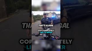 Cop COMPLETELY LIES To Biker 😬 [upl. by Yebba]