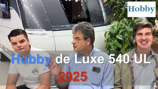 Hobby De Luxe 540 UL modeljaar 2025 [upl. by Myo973]