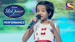 Ranita Delivers A Melodious Performance On Adhure  Indian Idol Junior 2 [upl. by Sheba761]