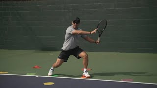 How to Master the Open Stance Forehand with Coach Brian Dabul  Tennis Training [upl. by Philo]