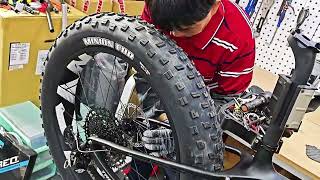 Brake caliper adjustment of 275er hardtail fat bike SN05Part 6 [upl. by Kask]