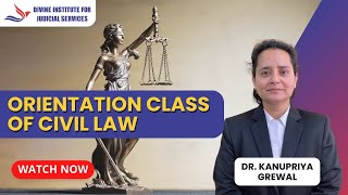 CIVIL LAW  ORIENTATION CLASS  DIVINE INSTITUTE FOR JUDICIAL SERVICES [upl. by Averyl]