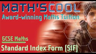 GCSE Maths  Number Topics Standard Index Form SIF [upl. by Servetnick]