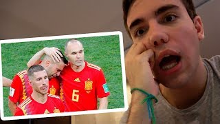 REACCIONES DE UN HINCHA PENALES España vs Rusia EN RUSIA MUNDIAL 2018 [upl. by Llennaj]