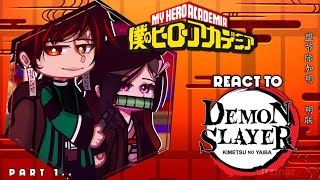 quotMHA react to Demon Slayerquot  Made By ItzMaeツ [upl. by Rahab]