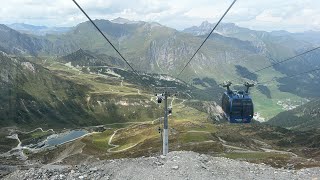 Bergfahrt mit Gletscherbus 2 zum Tuxer Fernerhaus am Hintertuxer Gletscher [upl. by Aklog]