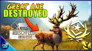 IT HAPPENED  Chasing THE GREAT ONE in Hirschfelden  theHunter Call of the Wild [upl. by Cornall289]