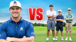 Can I Beat 3 Top Junior Golfers in a 9 Hole Match [upl. by Channing]