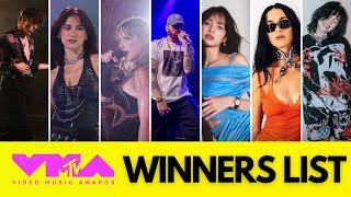 MTV VMAs 2024  Complete Winners List [upl. by Christa933]