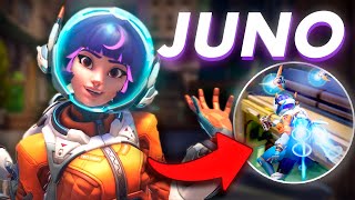 ANÁLISIS de JUNO NUEVO HÉROE DE OVERWATCH 2 [upl. by Noira585]