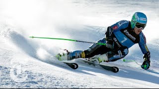 Sochi Olympics 2014  Ted Ligety Giant Slalom GS Skiers Unique Turning  The New York Times [upl. by Serra]