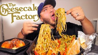 Cheesecake Factory Mukbang [upl. by Hortensia]