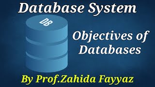 Class 12 Lecture6  Database System and Objectives of Databases [upl. by Aduh830]